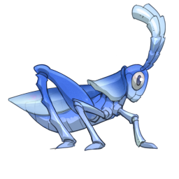 Himmelblauer Steinhüpfer