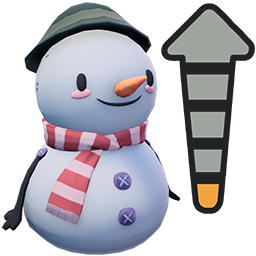 Schneemann-Plüschtier