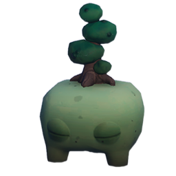 Aschi der Bonsaitopf